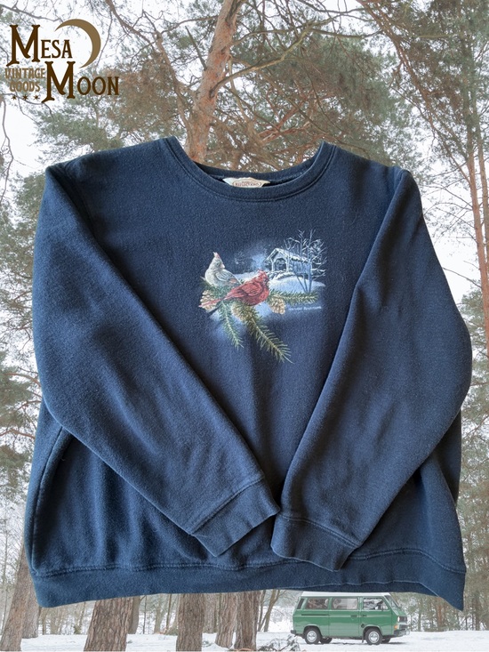 Northern Reflections Sweaters - Vintage Northern Reflections Sweater with Cardinal Design